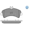 Image de Kit De Plaquettes De Frein, Frein À Disque Meyle-Original Quality 025 292 1720 Meyle 0252921720 Mercedes-Benz;Volkswagen