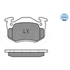Image de Kit De Plaquettes De Frein, Frein À Disque Meyle-Original Quality 025 206 3415 Meyle 0252063415 Renault