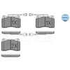 Image de Kit De Plaquettes De Frein, Frein À Disque Meyle-Original Quality 025 230 9216/W Meyle 0252309216/W Alfa Romeo;Lancia