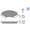 Image de Kit De Plaquettes De Frein, Frein À Disque Meyle-Original Quality 025 244 8518/W Meyle 0252448518/W Ford