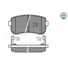 Image de Kit De Plaquettes De Frein, Frein À Disque Meyle-Original Quality 025 243 2015/W Meyle 0252432015/W Hyundai;Kia