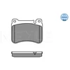Image de Kit De Plaquettes De Frein, Frein À Disque Meyle-Original Quality 025 239 4516 Meyle 0252394516 Mercedes-Benz