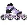 Image de Roller Vitesse Powerslide 3X Evo Ajustable Inline Enfants (Lavender - 31-34)