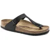 Image de Birkenstock - Gizeh Birko-Flor - Sandales Black - 40 - Étroit