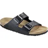 Image de Birkenstock - Arizona Oiled Leather - Sandales Black - 43 - Normal