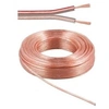 Image de Bobine câble HP, OFC, 2x0.5mm², transparent, 50m