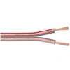 Image de Bobine câble HP, OFC, 2x0.75mm², transparent, 10m