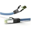 Image de Câble RJ45 Cat 8.1 S/FTP 0.50 m (Bleu)