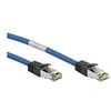 Image de Câble Réseau CAT 8.1 S/FTP (PiMF) LSZH halogen-free, CU 5 m Bleu