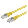 Image de - Câble réseau - RJ-45 (M) pour RJ-45 (M) - 50 cm - FTP - CAT 5e - jaune