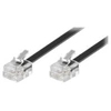 Image de goobay - Câble de téléphone - RJ-11 (M) pour RJ-11 (M) - 10 m - noir