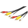 Image de goobay AVK 201-1500 - Câble vidéo/audio - phono RCA x 3 mâle pour phono RCA x 3 mâle - 15 m