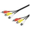 Image de CABLE RCA AUDIO VIDEO 3 rca vers 3 rca 1.5m