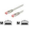 Image de - Câble réseau - RJ-45 (M) pour RJ-45 (M) - 15 m - Paire torsadée blindée (SSTP) - CAT 6 - gris