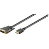 Image de goobay - Câble adaptateur - liaison simple - HDMI mâle pour DVI-D mâle - 1 m