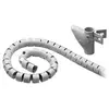 Image de Gaine de rangement haute qualité pour câbles - diamètre 20 mm max. - longueur 2. 5 m (coloris gris)