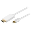 Image de goobay - Câble adaptateur - Mini DisplayPort mâle pour HDMI mâle - 2 m - blanc