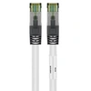 Image de Câble Patch RJ45 (CAT 6A, 500 MHz) avec CAT 8.1 Câble Brut S/FTP 10m blanc