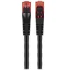 Image de goobay - Cordon de raccordement - RJ-45 (M) pour RJ-45 (M) - 10 m - UTP - CAT 6 - démarré, extérieur, solide - noir