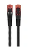Image de goobay - Cordon de raccordement - RJ-45 (M) pour RJ-45 (M) - 50 m - UTP - CAT 6 - démarré, extérieur, solide - noir