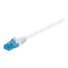Image de goobay - Cordon de raccordement - RJ-45 (M) pour RJ-45 (M) - 20 m - UTP - CAT 6a - sans halogène, sans crochet, bloqué - blanc