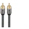 Image de Câble audio numérique rca coaxial subwoofer nylon tressé 3m