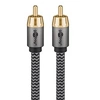 Image de Câble audio numérique rca coaxial subwoofer nylon tressé 10m