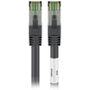 Image de Câble RJ45 Cat 8.1 S/FTP 0.25 m (Noir)