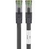 Image de Câble réseau CAT 8.1 S/FTP (PiMF) LSZH halogen-free, CU material 7,5m noir