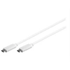 Image de goobay - Câble USB - 24 pin USB-C (M) pour 24 pin USB-C (M) - USB 3.1 Gen 1 - 1 m - connecteur C réversible