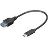 Image de Adaptateur usb 3.0 usb goobay - [1x usb 3.1 c mâle - 1x connecteur usb 3.0 a femelle] - 0.20 m 4040849678943