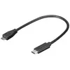 Image de Câble de raccordement goobay usb 2.0 [1x connecteur usb 2.0 micro b mâle - 1x usb 3.1 c mâle] 0 ---