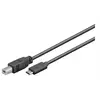 Image de goobay - Câble USB - USB type B (M) pour 24 pin USB-C (M) - USB 2.0 - 1 m - noir