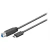 Image de goobay - Câble USB - USB Type B (M) pour 24 pin USB-C (M) - USB 3.0 - 1 m - rond