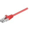 Image de goobay - Câble réseau - RJ-45 (M) pour RJ-45 (M) - 3 m - SF/UTP - CAT 5e - moulé - rouge