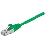Image de goobay - Câble réseau - RJ-45 (M) pour RJ-45 (M) - 3 m - SF/UTP - CAT 5e - moulé - vert