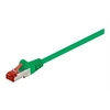 Image de goobay - Cordon de raccordement - RJ-45 (M) pour RJ-45 (M) - 10 m - SFTP, PiMF - CAT 6 - sans halogène, moulé - vert