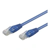 Image de goobay - Câble réseau - RJ-45 (M) pour RJ-45 (M) - 5 m - UTP - CAT 5e - moulé - bleu
