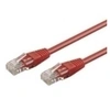 Image de goobay - Cordon de raccordement - RJ-45 (M) pour RJ-45 (M) - 7.5 m - UTP - CAT 5e - moulé, sans crochet - rouge