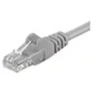 Image de goobay - Câble réseau - RJ-45 (M) pour RJ-45 (M) - 15 m - UTP - CAT 6 - moulé, sans crochet - gris