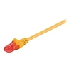 Image de goobay - Cordon de raccordement - RJ-45 (M) pour RJ-45 (M) - 2 m - UTP - CAT 6 - rond - jaune
