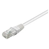Image de goobay - Câble réseau - RJ-45 (M) pour RJ-45 (M) - 15 m - UTP - CAT 5e - moulé - blanc