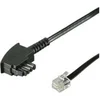 Image de Wentronic câble de raccordement tae fiche tae-f vers fiche western 3m noir