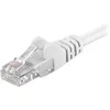 Image de goobay - Câble réseau - RJ-45 (M) pour RJ-45 (M) - 25 cm - UTP - CAT 5e - moulé, sans crochet - blanc
