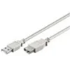 Image de goobay - Rallonge de câble USB - USB (F) pour USB (M) - USB 2.0 - 60 cm - gris