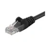 Image de goobay - Câble réseau - RJ-45 (M) pour RJ-45 (M) - 1 m - UTP - CAT 6 - moulé, sans crochet - noir
