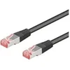 Image de Câble réseau, ethernet lan catégorie 6 sstp pimf, noir, 15m