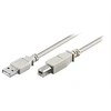 Image de goobay - Câble USB - USB type B (M) pour USB (M) - USB 2.0 - 5 m - gris
