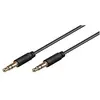 Image de Câble double jack 3.5 mm Noir - 2m