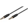 Image de Câble double jack 3.5 mm Noir - 1m